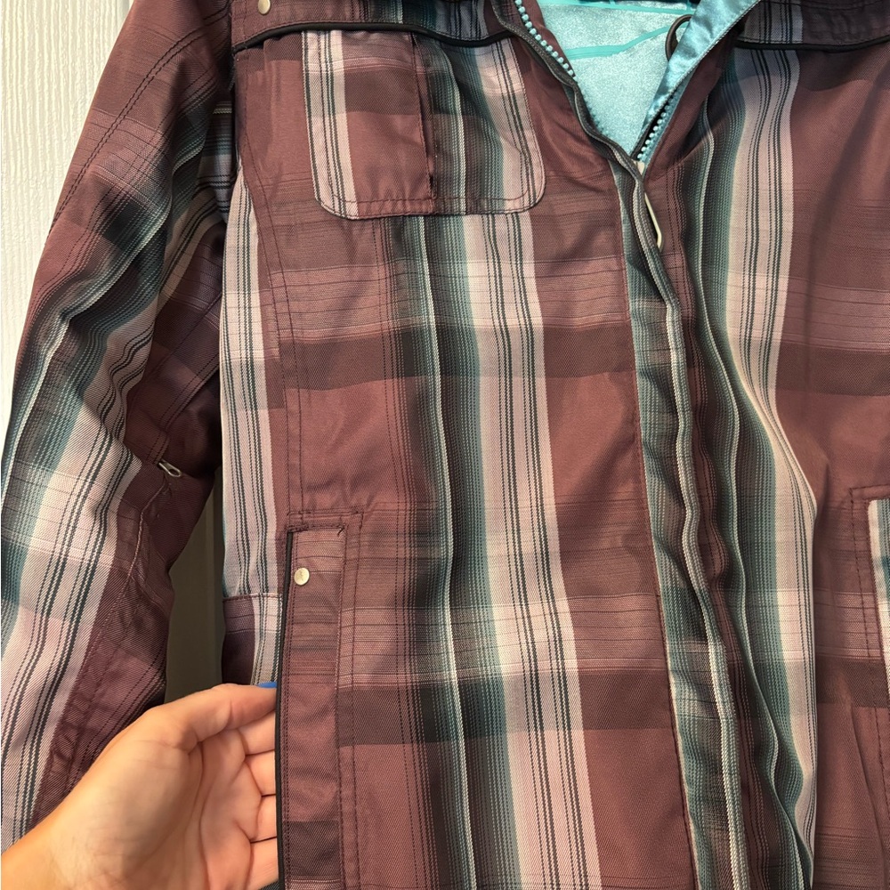 Women’s Plaid Ski/Snowboard Jacket - Picture 2 of 6